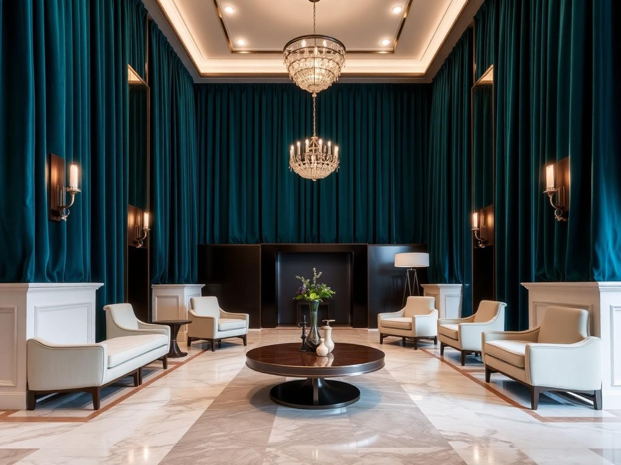 Boutique Lobby Drapery